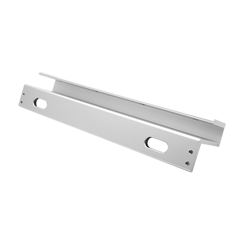 Suport aluminiu UZL pt. montaj electromagnet tip CSE-280P pe usi sticla fara rama CSE-280P-UZL