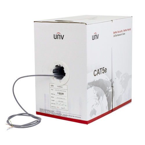 Cablu UTP cat.5e, OFC, 0.50 mm cupru - UNV CAB-LC2100B-IN