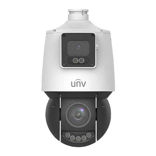 Camera Dual-lens IP, PTZ, 4MP, 25X, IR100m&WL30m, AutoTracking, Audio, Alarm, PoE, IP66 - UNV IPC94144SFW-X25-F40C