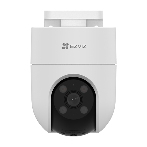 Camera IP EZVIZ de exterior, WI-Fi, Pan&Tilt, FullHD 1080P, Audio bidirectional, distanta IR 30 metri, imagini color 24/7 CS-H8C-FHD