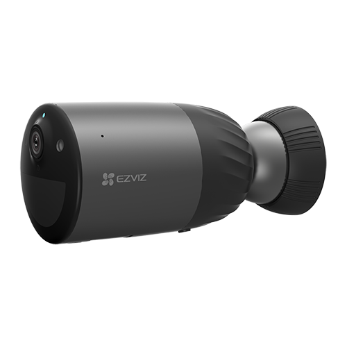 Camera IP Wireless EZVIZ de exterior cu baterie 10.400 mAh, rezolutie 2K+, Audio bidirectional, stocare eMMC 32GB, senzor PIR integrat CS-BC1C-2k+(MicroUSB)