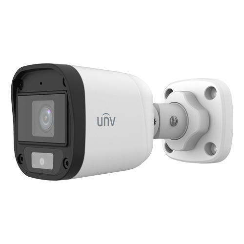 ColorHunter - Camera AnalogHD 2MP, lentila 2.8mm, WL 20m, TVI/AHD/CVI/CVBS, Mic., IP67 - UNV UAC-B112-AF28-W