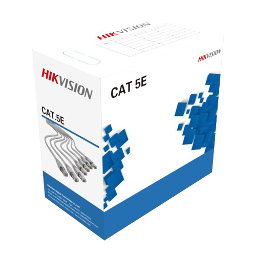 Cablu UTP cat5e 0.45mm, cupru integral, cutie 305 metri - HIKVISION DS-1LN5E-EE