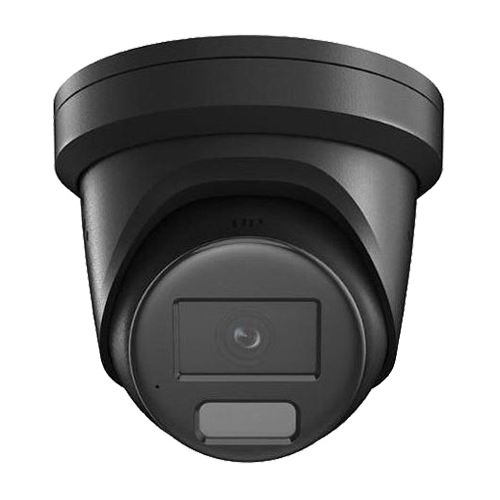 Deep Learning, ColorVu, Dual Light - Camera IP, 4MP, lentila 2.8mm, IR 40m, WL 40m, Mic, PoE, Neagra - HIKVISION DS-2CD2347G2H-LIU-BLACK-2.8mm