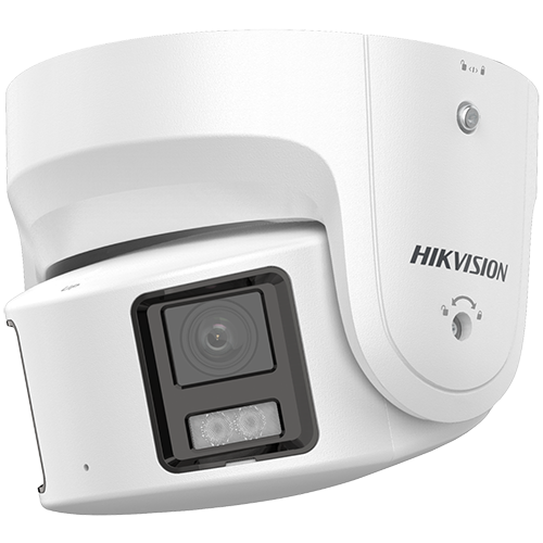 ColorVu - Camera IP 4K, Panoramic view 180gr., WL 30m, Audio - Hikvision DS-2CD2387G2P-LSU-SL-4mm