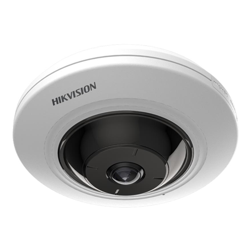 Smart Event, Fish Eye - Camera IP, 5MP, lentila 1.05mm, IR8m, Mic., Alarm, PoE - HIKVISION DS-2CD2955G0-ISU-1.05mm