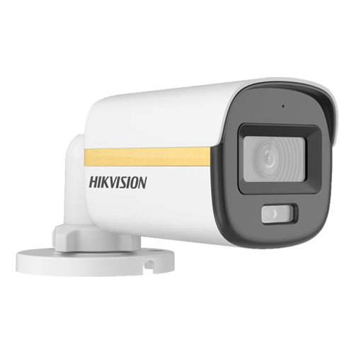 ColorVu, Dual Light - Camera analog 2MP, lentila 2.8mm, IR 20m, WL 20m, TVI/AHD/CVI/CVBS, Mic. - HIKVISION DS-2CE10DF3T-LFS-2.8mm