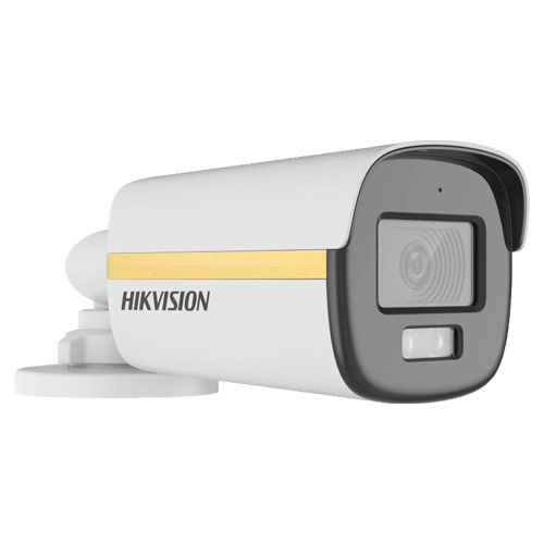 ColorVu, Dual Light - Camera analog 2MP, lentila 2.8mm, IR 40m, WL 40m, TVI/AHD/CVI/CVBS, Mic. - HIKVISION DS-2CE12DF3T-LFS-2.8mm