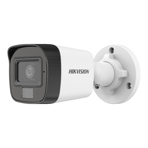 Dual Light - Camera analog 2MP, lentila 2.8mm, IR 30m, WL 20m, TVI/AHD/CVI/CVBS, Mic., IP67 - HIKVISION DS-2CE16D0T-LFS-2.8mm