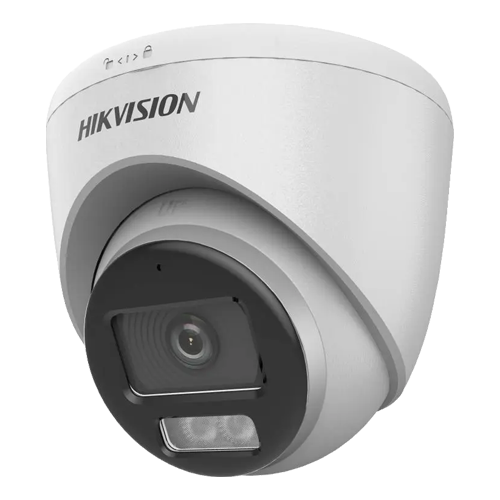 ColorVu, Dual Light -Camera analog 3K, lentila 2.8mm, IR 40m, WL 40m, TVI/AHD/CVI/CVBS, Mic., IP67 - HIKVISION DS-2CE72KF0T-LFS-2.8mm