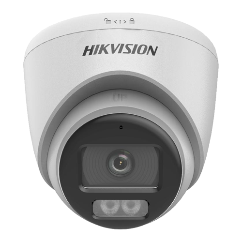 ColorVu, Dual Light -Camera analog 3K, lentila 2.8mm, IR 40m, WL 40m, TVI/AHD/CVI/CVBS, Mic., IP67 - HIKVISION DS-2CE72KF0T-LFS-2.8mm