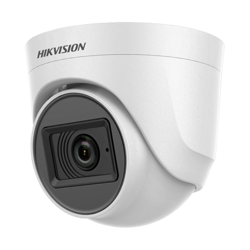 Camera Analog 5MP, lentila 2.8mm, IR 20m, AHD,TVI,CVI,CVBS, Mic - HIKVISION DS-2CE76H0T-ITPFS-2.8mm