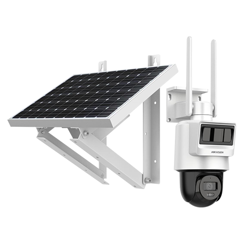 Camera PT IP, 4MP, 4G, 2.8mm, IR 30m, Audio, PIR+Radar, Panou solar, Acumulator - HIKVISION DS-2DE2C400IWG-K-4G-C05S10-2.8mm