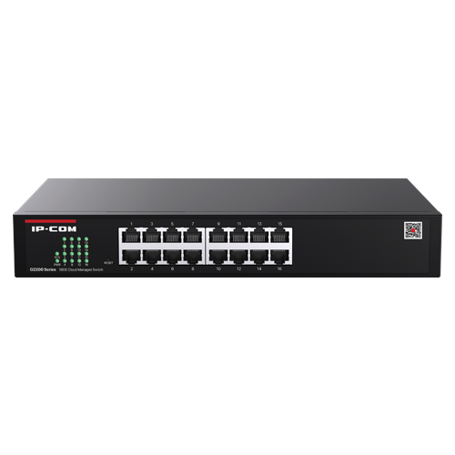 Switch 16 x RJ45 Gigabit, Cloud Management - IP-COM G2216D