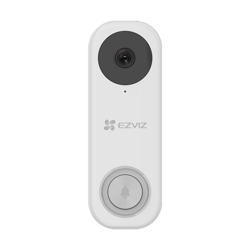 Kit sonerie video EZVIZ, conexiune Wi-Fi, rezolutie 3k,  acumulator 5200mAh, PIR detectie miscare, unghi vizualizare ultra-larg, slot SDcard CS-DB2-Pro-3K