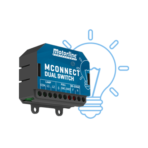 Modul comanda lumini - MOTORLINE MCONNECT-DUAL-SWITCH