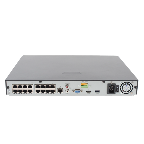 NVR 4K, 16 canale IP 8MP + 16 porturi PoE, Alarma - UNV NVR302-16S-P16