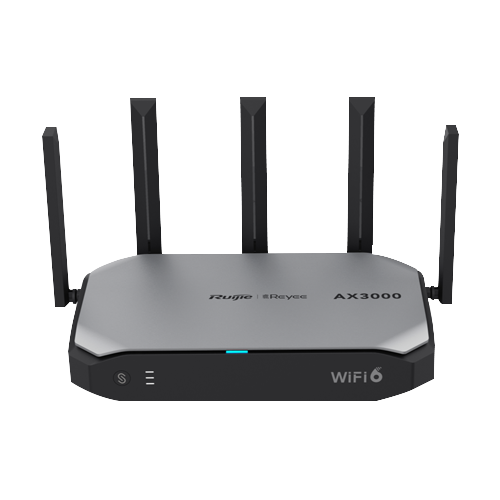 Router WiFi 6 Dual Band, 5 porturi GE, AX3000, Cloud Management - Ruijie RG-EG105GW-X