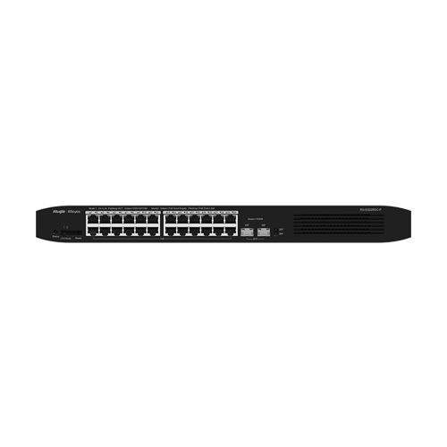 Switch 24 porturi PoE+, 2 porturi SFP, Gigabit, Cloud Management - Ruijie RG-ES226GC-P