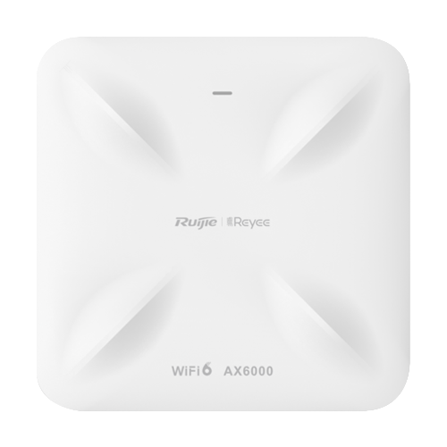 Access Point Wireless AX6000 Dual-Band, Wi-Fi 6, 2x RJ45 2.5G, PoE IN, Cloud Management - Ruijie RG-RAP2260(H)