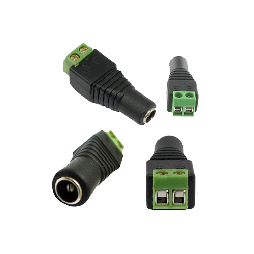 Conector de alimentare mama, 12V, cu surub SDC-CAM