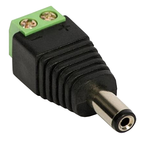 Conector de alimentare tata, 12V, cu surub SDC-CAT