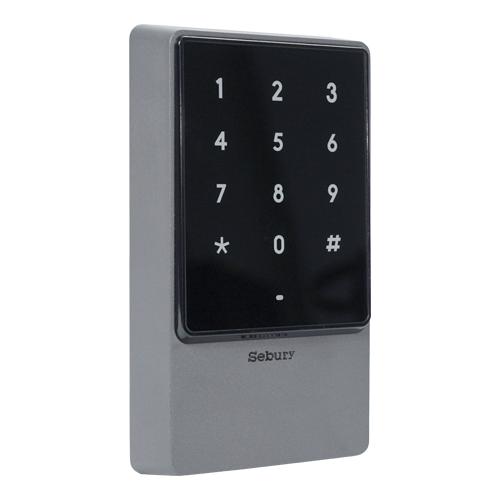 Controler stand-alone cu tastatura touch si cititor card EM 125kHz + Mifare 13.56MHz, carcasa antivandal - SEBURY SEB-sTouch2