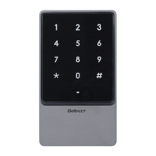 Controler stand-alone cu tastatura touch si cititor card EM 125kHz + Mifare 13.56MHz, carcasa antivandal - SEBURY SEB-sTouch2