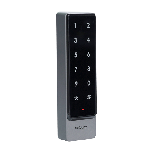 Controler stand-alone cu tastatura touch si cititor card EM 125kHz + Mifare 13.56MHz, carcasa antivandal - SEBURY SEB-sTouch2s