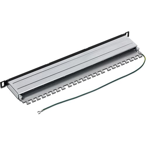 Patch Panel 24 porturi RJ45, Cat6a, Ecranat, 05U - TRENDnet TC-P24C6AHS