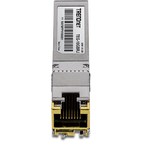 Modul RJ45 SFP+, 1/2.5/5/10G, 100/50/50/30m - TRENDnet TEG-10GBRJ