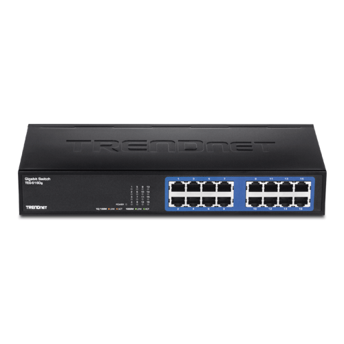 Switch GREENnet 16 porturi Gigabit - TRENDnet TEG-S16DG