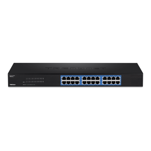 Switch GREENnet rack mount 24 porturi Gigabit - TRENDnet TEG-S24G