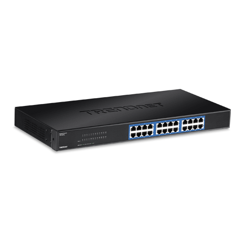 Switch GREENnet rack mount 24 porturi Gigabit - TRENDnet TEG-S24G