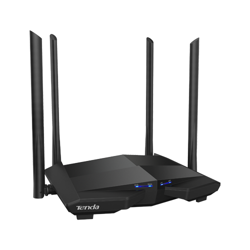 Router WiFi 5, DualBand 2.4/5GHz, 300+867Mbps, 4x6dBi, 4 porturi Gigabit - TENDA TND-AC10-V30