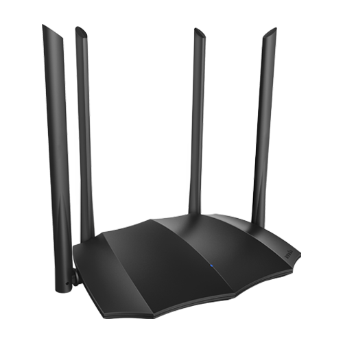 Router WiFi 5 (802.11ac) DualBand 2.4/5GHz, 300+867Mbps, 4x6dBi, 4 porturi Gigabit - TENDA TND-AC8