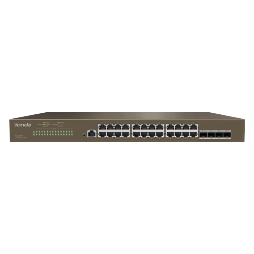 Switch 24 porturi Gigabit, 4 porturi SFP Gigabit, Management - TENDA TND-TEG5328F