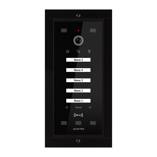 Panou exterior video Home pentru 5 Familii - SMART, G3 - ELECTRA VPM.05F03.ELBH4
