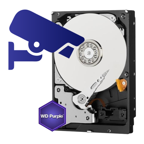 Hard disk 1TB - Western Digital PURPLE WD10PURX