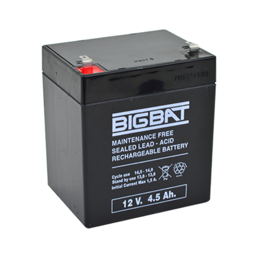 Acumulator BIG BAT 12V, 4.5 AH BB12V4.5 – BIG BAT BB12V4.5