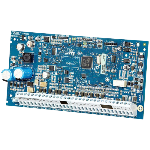 Placa centrala SERIA DSC POWER NEO 6 zone extensibila la 16 zone, 2 partitii - DSC HS2016PCBE – DSC HS2016PCBE