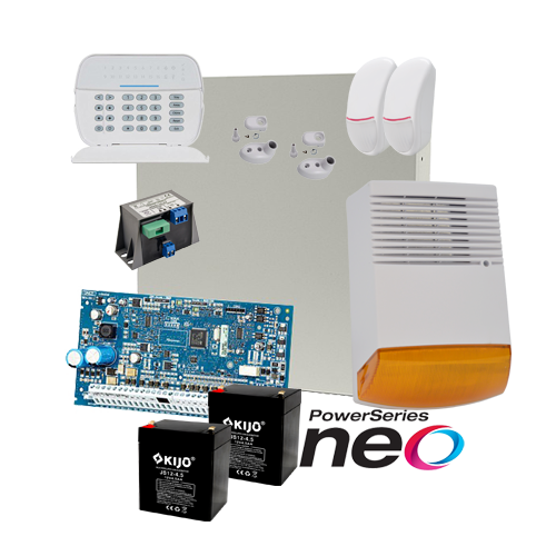KIT2016EXT-BS1 | DSC | Kit alarma la efractie DSC NEO cu sirena exterioara KIT2016EXT-BS1 Kit alarma la efractie DSC NEO cu sirena exterioara KIT2016EXT-BS1
