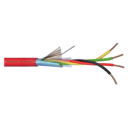 ELN-2x2x08 | ELAN | Cablu de incendiu 2x2x0.8mm, ecranat, 100m ELN-2x2x08 Cablu de incendiu 2x2x0.8mm, ecranat, 100m ELN-2x2x08