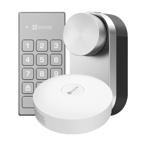 Kit incuietoare inteligenta cu hub pentru conexiune internet inclus si scenarii smart - EZVIZ CS-DL01/DL01CP/A3 – EZVIZ CS-DL01/DL01CP/A3