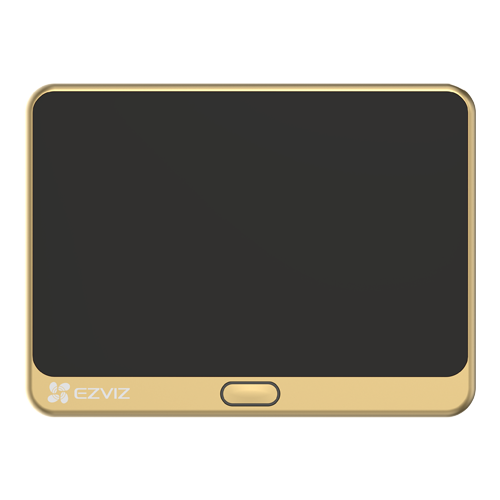 Vizor electronic smart, Wi-Fi, FullHD, monitor 4.3 inch, sonerie, acumulator 4600mAh, Auriu - EZVIZ CS-DP2C-Golden