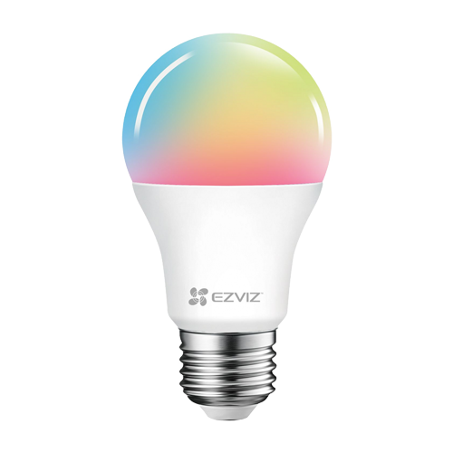 CS-HAL-LB1-LCAW | EZVIZ | Bec LED RGB inteligent EZVIZ, Wi-Fi, E27, 806 lmn, 2700~6500K ajustabila CS-HAL-LB1-LCAW Bec LED RGB inteligent EZVIZ, Wi-Fi, E27, 806 lmn, 2700~6500K ajustabila CS-HAL-LB1-LCAW