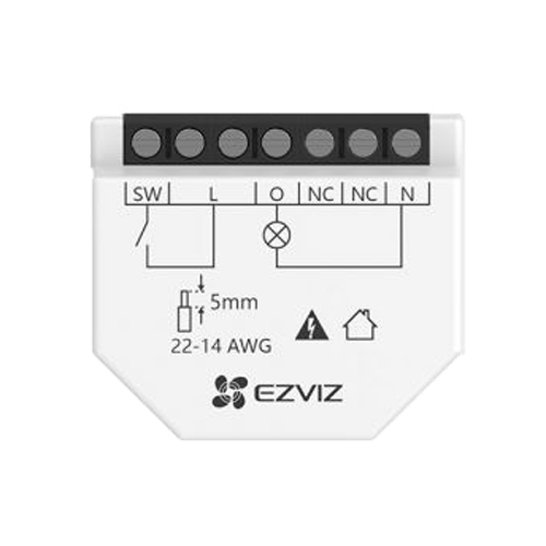 CS-T35-R100-W | EZVIZ | Releu inteligent Wi-Fi pentru aplicatii Smart Home EZVIZ, 1 canal 250Vc.a. max. 16A CS-T35-R100-W Releu inteligent Wi-Fi pentru aplicatii Smart Home EZVIZ, 1 canal 250Vc.a. max. 16A CS-T35-R100-W