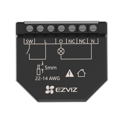 Releu inteligent Wi-Fi pentru aplicatii Smart Home EZVIZ, 1 canal 250Vc.a. max. 16A CS-T35-R100-WM – EZVIZ CS-T35-R100-WM