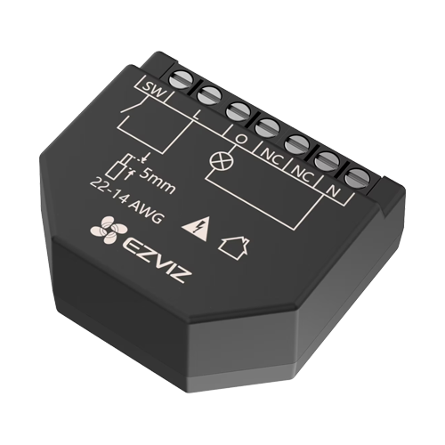CS-T35-R100-WM | EZVIZ | Releu inteligent Wi-Fi pentru aplicatii Smart Home EZVIZ, 1 canal 250Vc.a. max. 16A CS-T35-R100-WM Releu inteligent Wi-Fi pentru aplicatii Smart Home EZVIZ, 1 canal 250Vc.a. max. 16A CS-T35-R100-WM