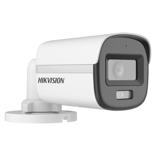 ColorVu, Dual Light -Camera analog 3K, lentila 2.8mm, IR 20m, WL 20m, TVI/AHD/CVI/CVBS, Mic., IP67 - HIKVISION DS-2CE10KF0T-LFS-2.8mm